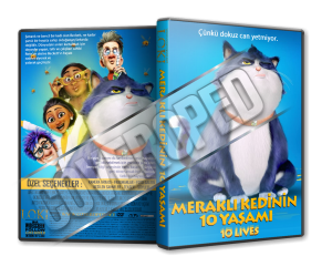 Meraklı Kedinin 10 Yaşamı - 10 Lives - 2024 Türkçe Dvd Cover Tasarımı